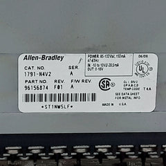 Allen bradley 1791-n4v2 distributed analog module ser A