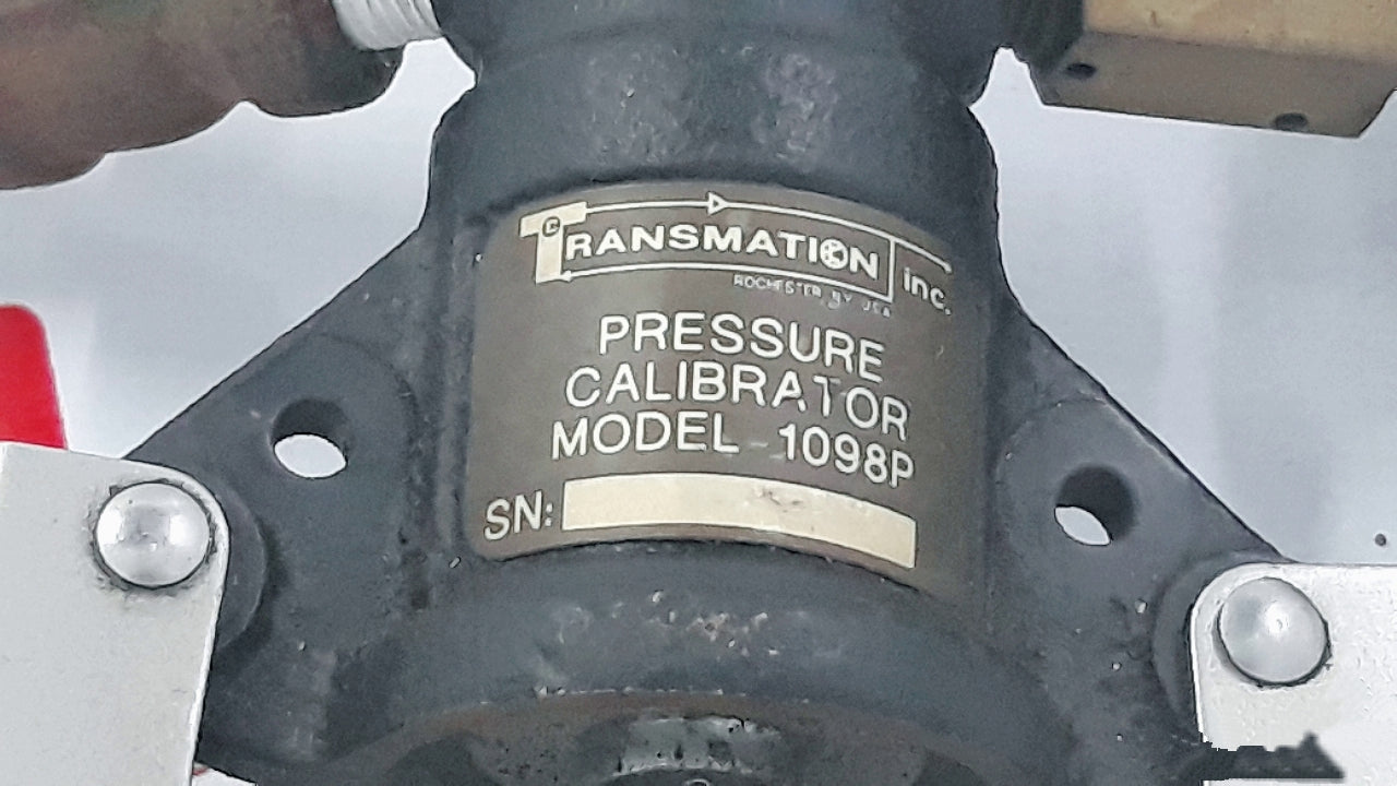 Transmation 1098p pressure calibration