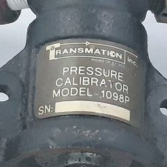 Transmation 1098p pressure calibration