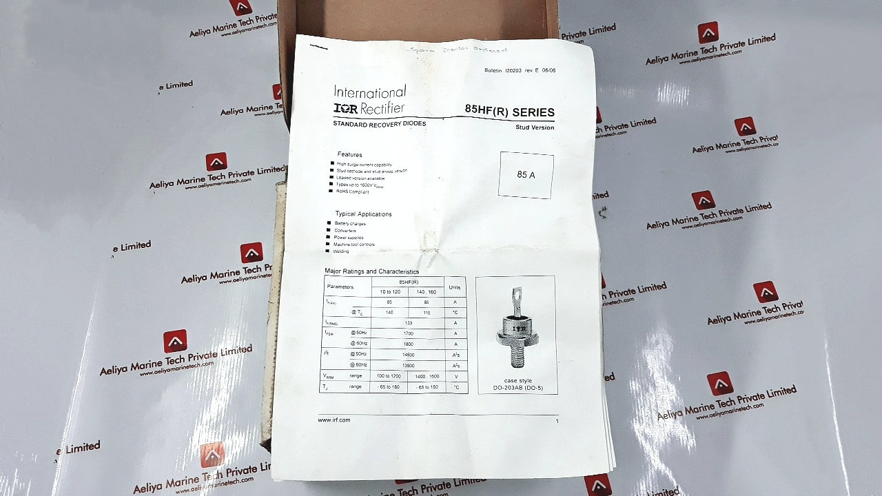 Ior 82ria120 international rectifier spare diodes & thyristors