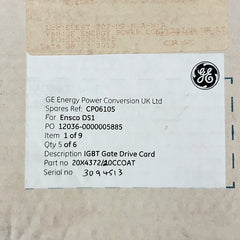 Ge Energy 20X4372/20Ccoat Igbt Gate Drive Curcuit Board Card