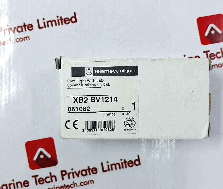 Telemecanique Xb2 Bv1214 Led Red Pilot Light 24V 061082