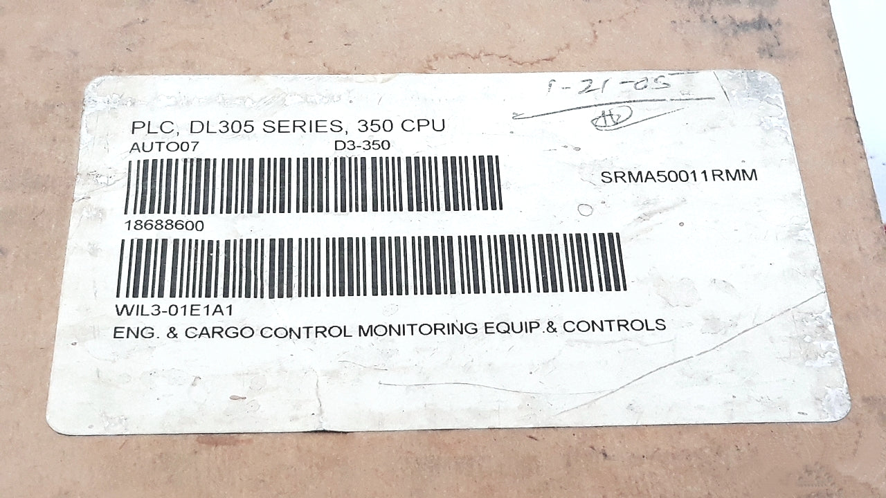 Automation Plc Dl305 Series 350 Cpu D3-350 Central Processor Circuit Board