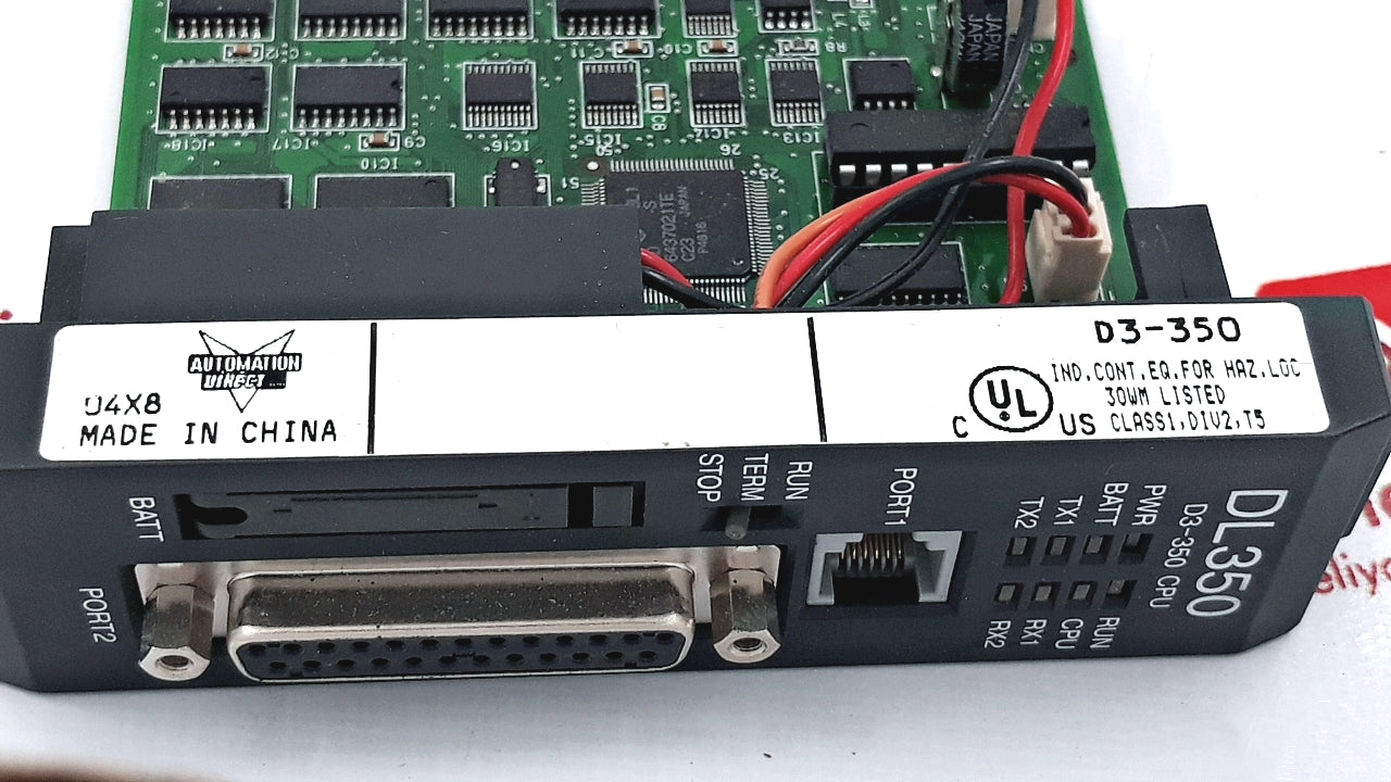 Automation Plc Dl305 Series 350 Cpu D3-350 Central Processor Circuit Board