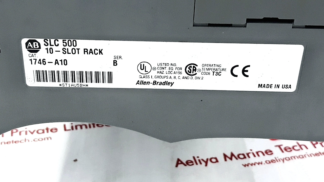 Allen-bradley 1746-a10 Slc 500 10-slot Rack