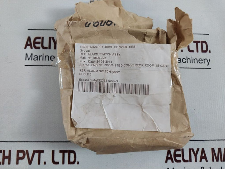 Lot Of 2X 0806 322 Alarm Switch Assy
