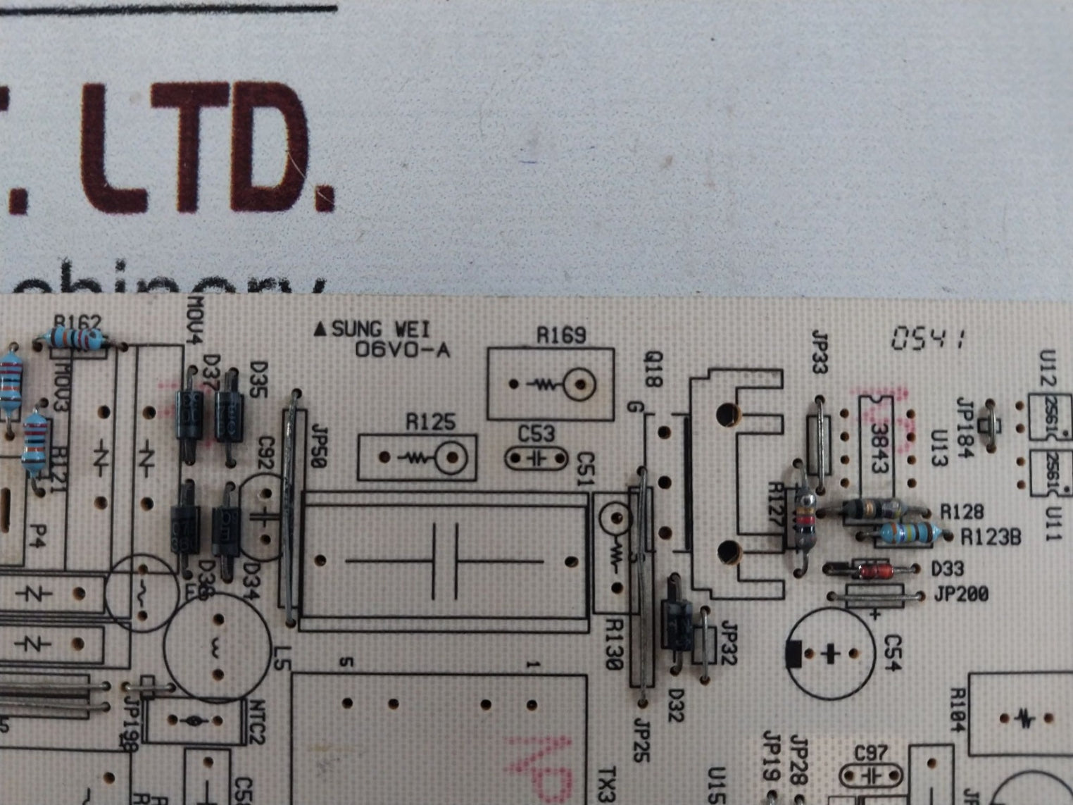 098-12093-01 Psdr-1033Nn Pcb Card