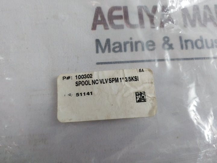 100302 Rev B Spool Nc Spm Valve 1” 3/5 Ksi