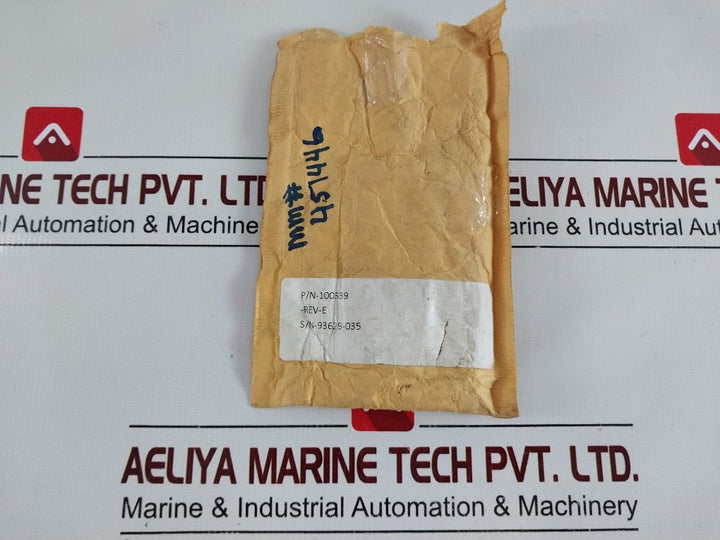 Oceaneering 100339-rev-e Valve