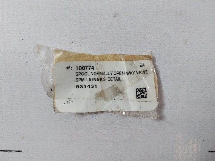 100774 Rev Ac Spool Normally Open Way Valve