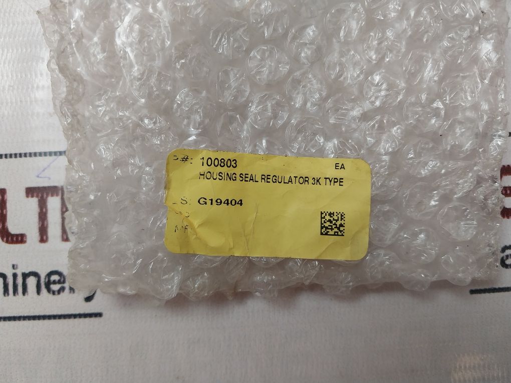 100803 Housing Seal Regulator 3K Type