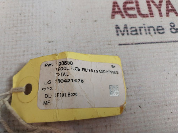 100850-e M0421676 Spool Flow Filter