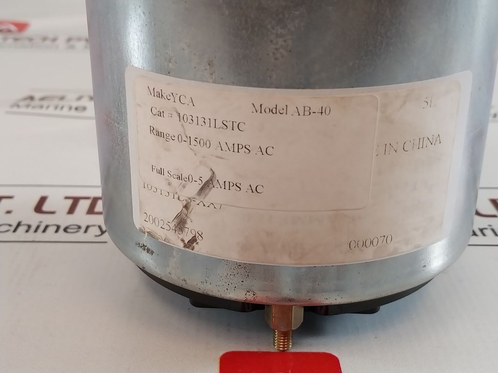 Yokogawa 103131Lstc Ammeter 0-1500 Amps Ab-40