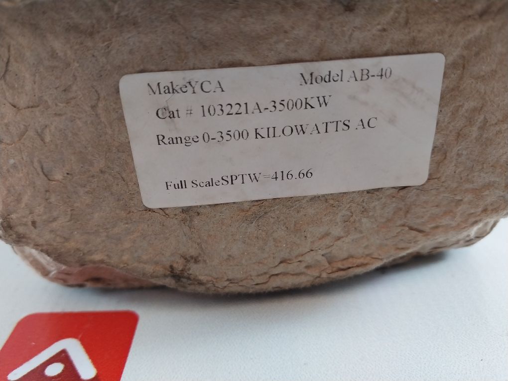 Ab-40 0-3500 Kilowatts Meter 103221A-3500Kw