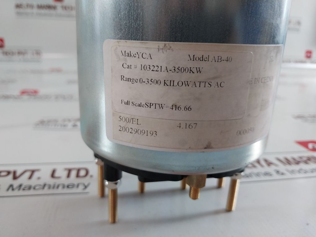 Ab-40 0-3500 Kilowatts Meter 103221A-3500Kw