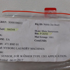 Electrolux 471 8985 01 Sensor For Washer Type 1203 Application 12V