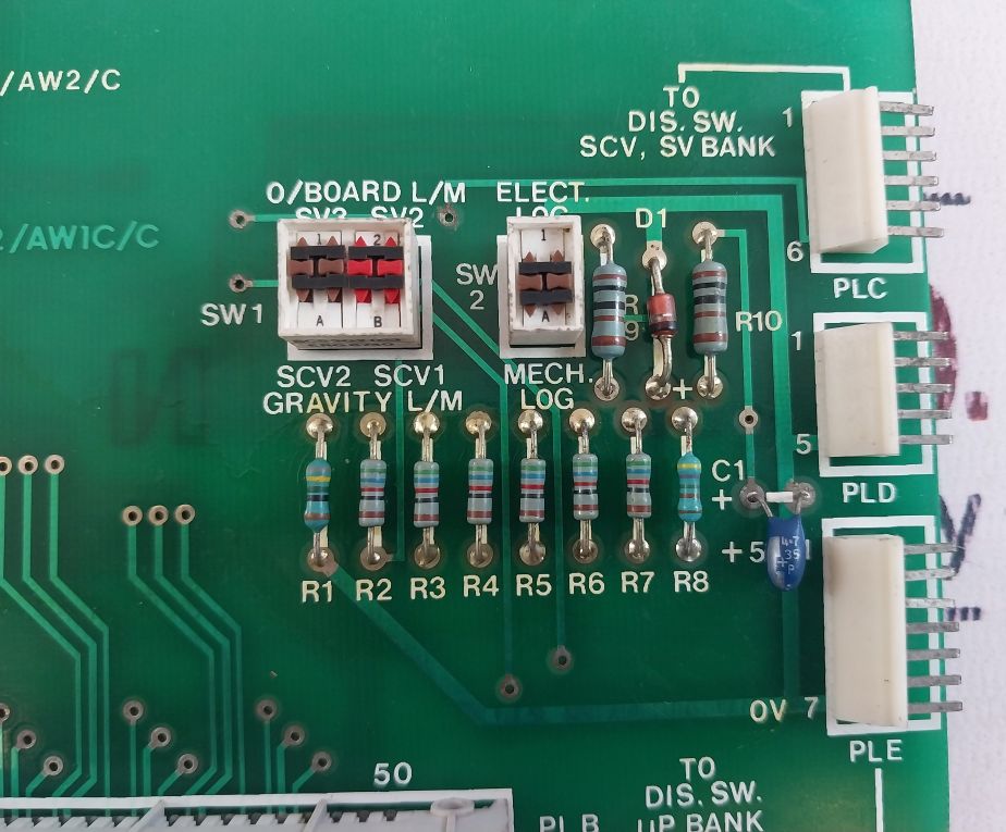 104 643-1 /Aw2/C 104 642/Aw1C/C Control Card