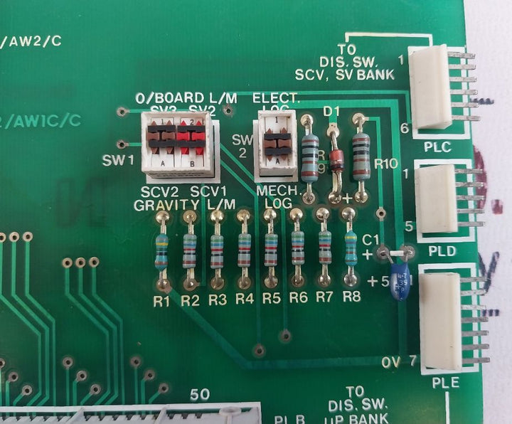 104 643-1 /Aw2/C 104 642/Aw1C/C Control Card