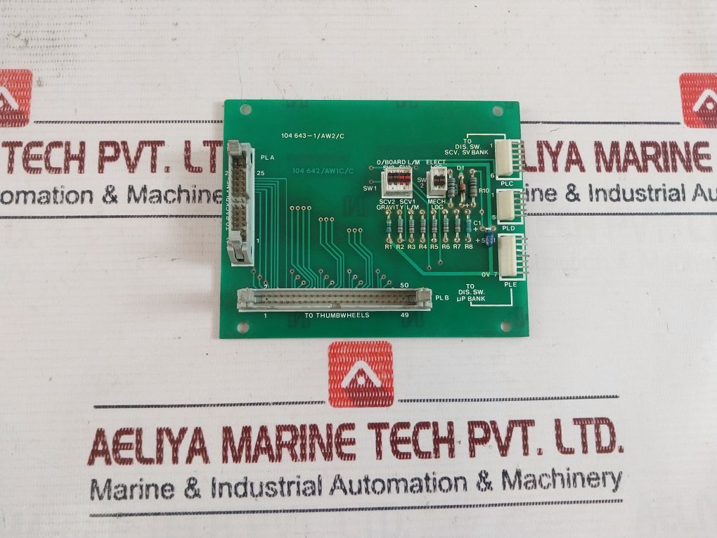 104 643-1 /Aw2/C 104 642/Aw1C/C Control Card