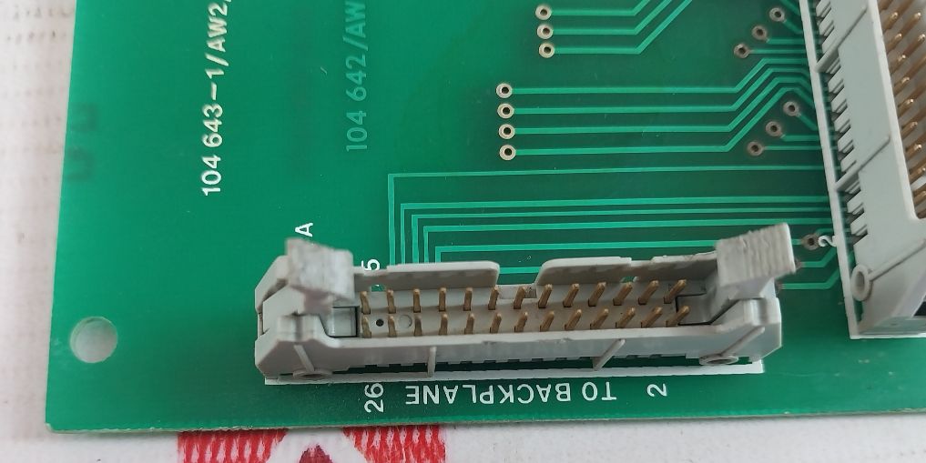 104 643-1 /Aw2/C 104 642/Aw1C/C Control Card