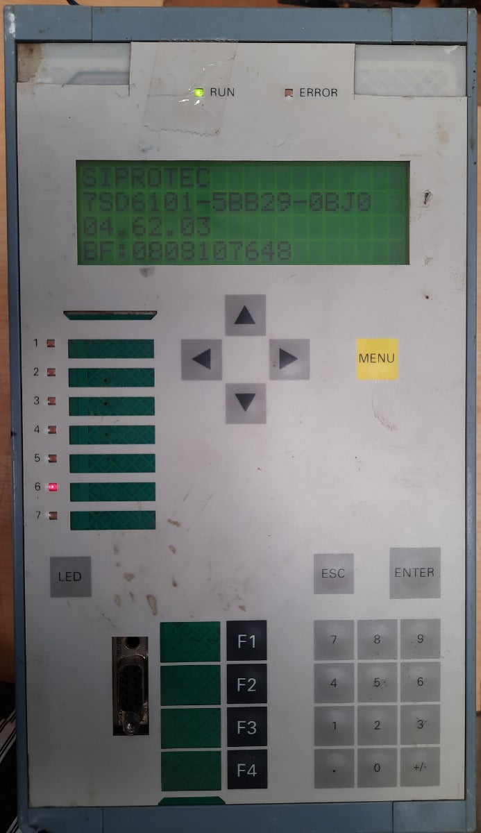 Siemens 7sd6101-5bb29-0bj0 differential protection relay 