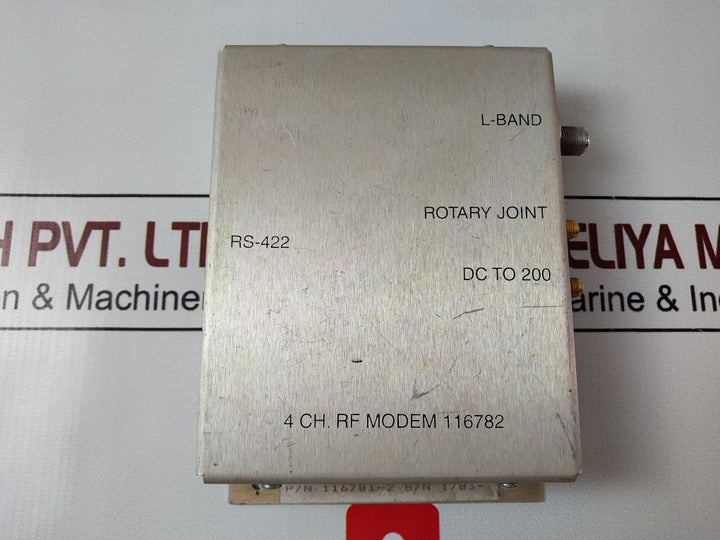 116781-2 4 Ch. Rf Modem