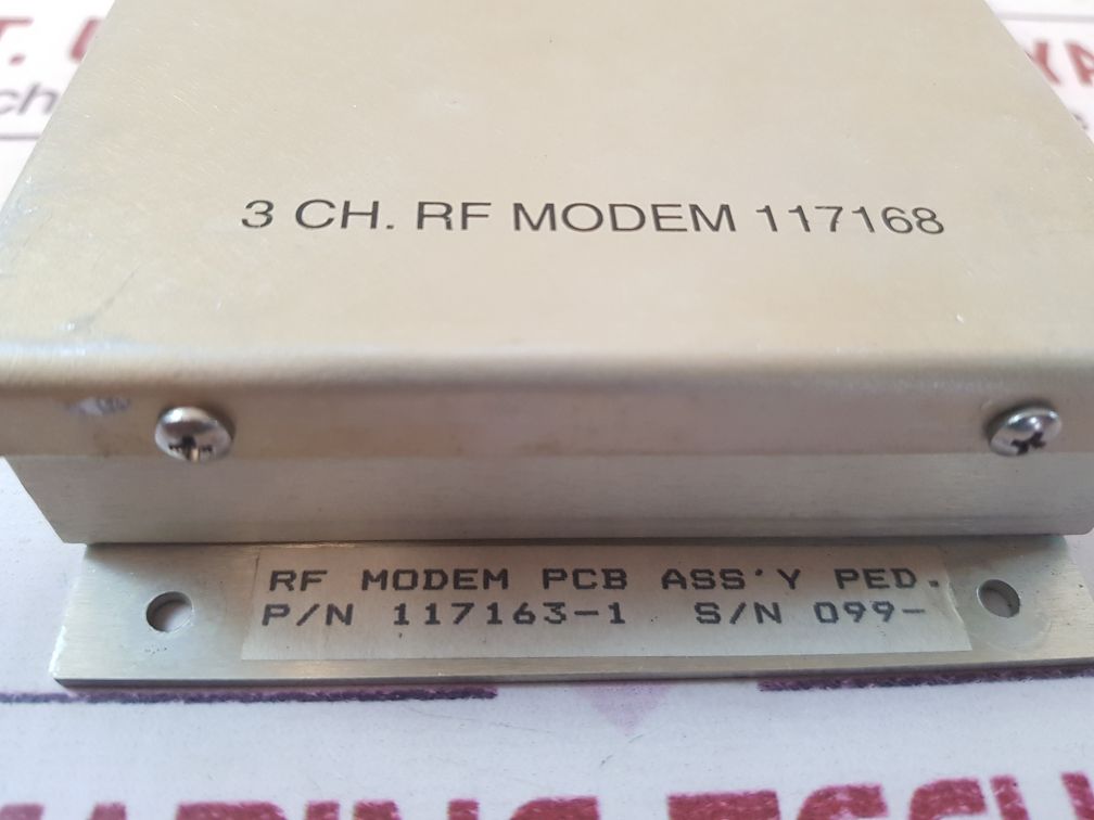 117163-1 3 Ch. Rf Modem 117168