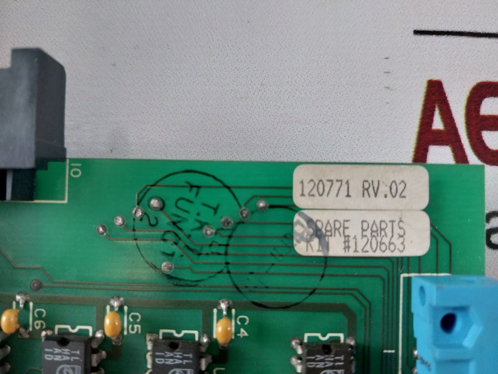 Allen-bradley 120661-03 Circuit Board 120771 Rv.02