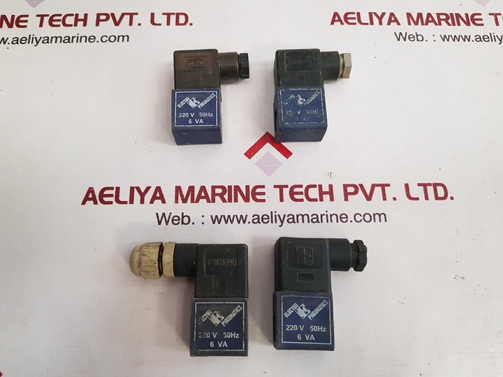 Electro pneumatics 220 v 50hz solenoid valve coil 6 va