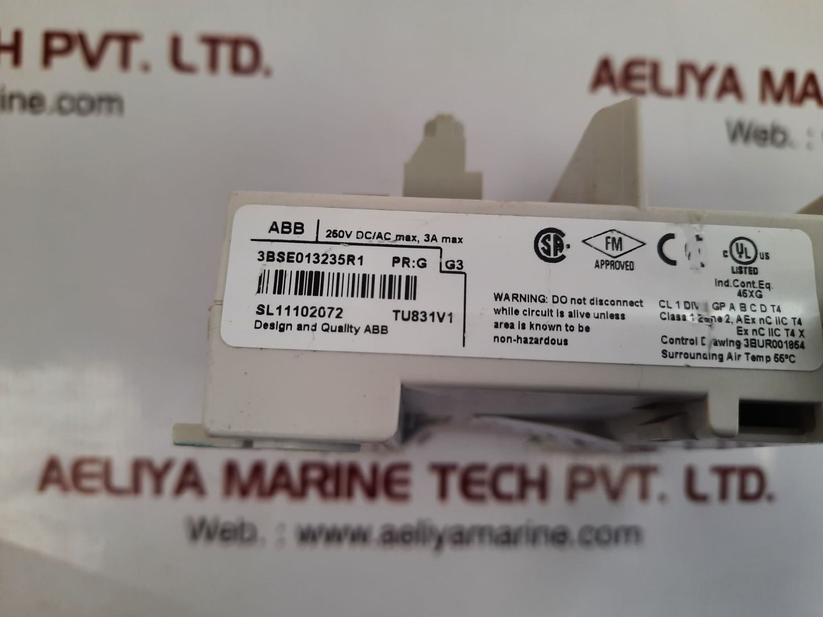 Abb tu831v1 3bse013235r1 extended module base