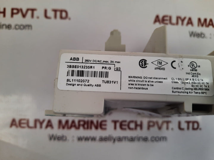 Abb tu831v1 3bse013235r1 extended module base