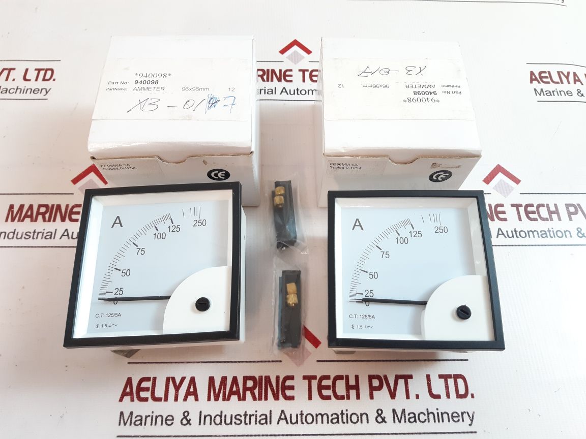 940098 Ammeter 0 To 125 A 250
