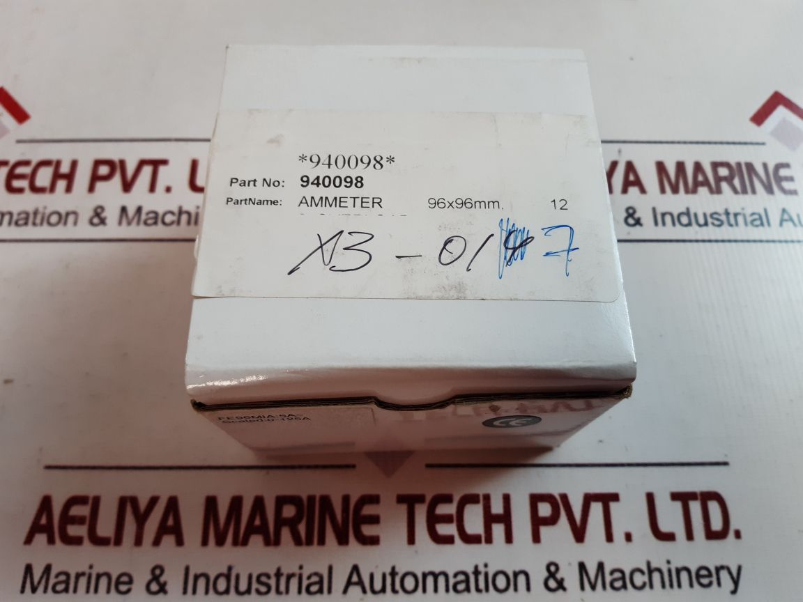 940098 Ammeter 0 To 125 A 250
