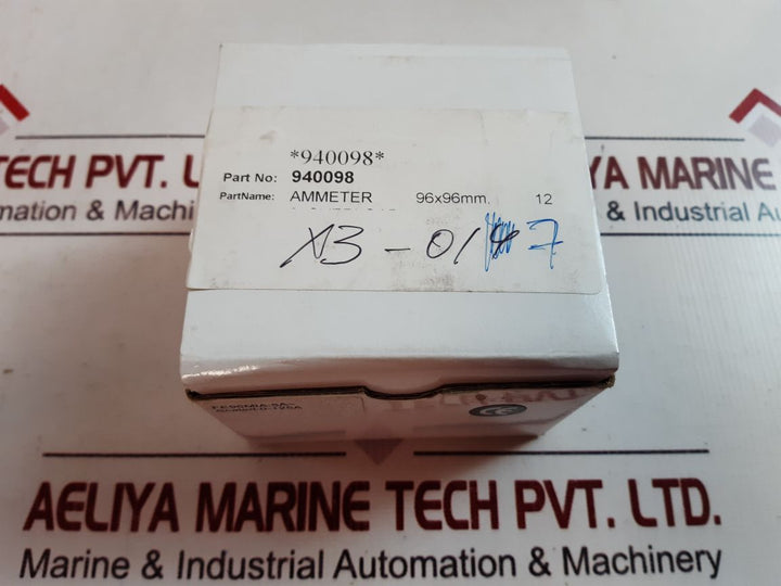 940098 Ammeter 0 To 125 A 250
