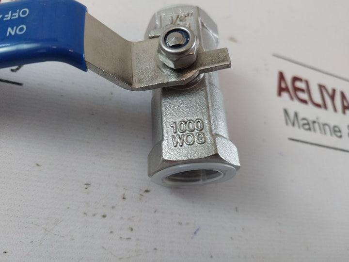 1/2” 316 Ball Valve 1000 Wog