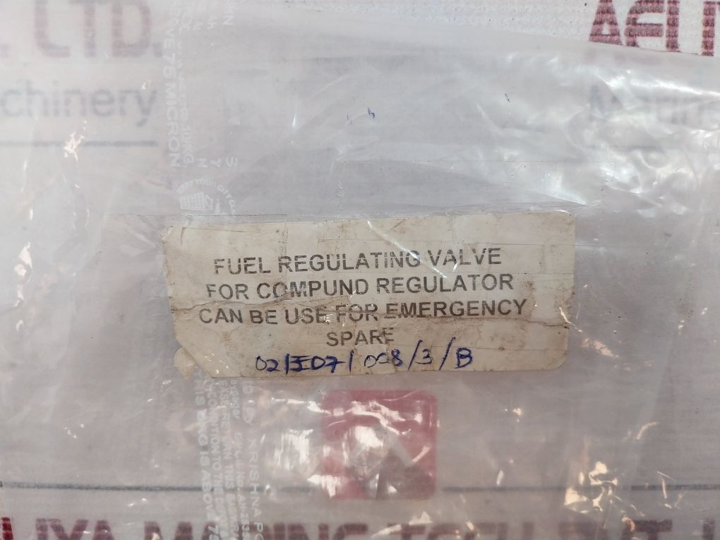 12 Fuel Regulating Valve For Compound Regulator