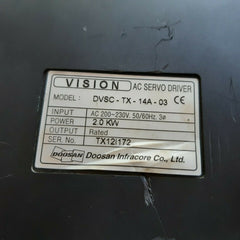 Doosan vision dvsc-tx-14a-03 ac servo driver