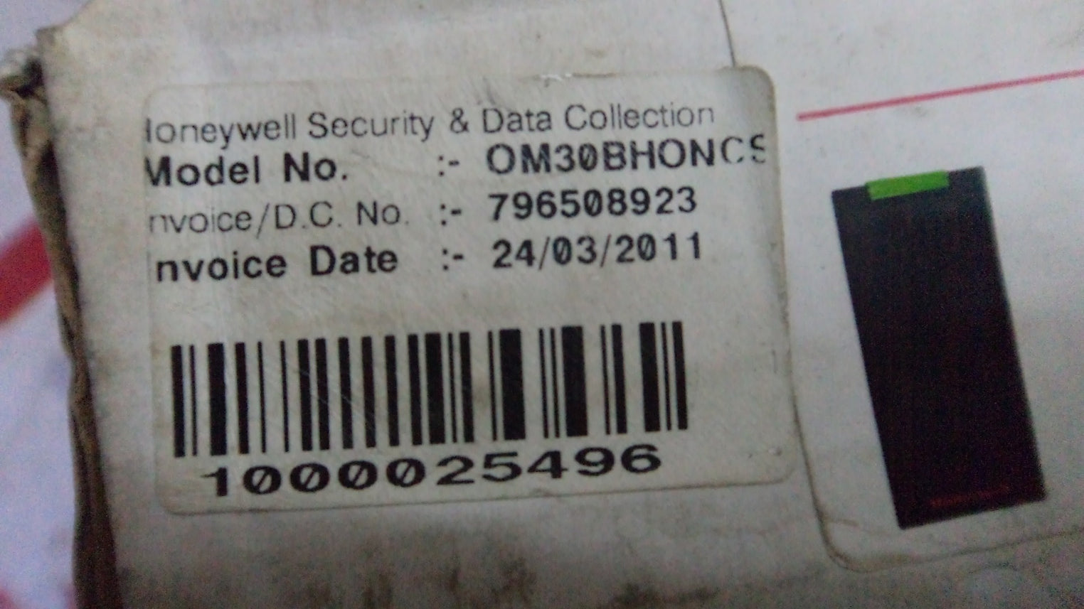 Honeywell omniclass om30bhoncs omniclass contactless smart card readers