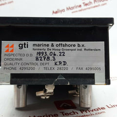 Gti vpi-93.010 pitch indicator