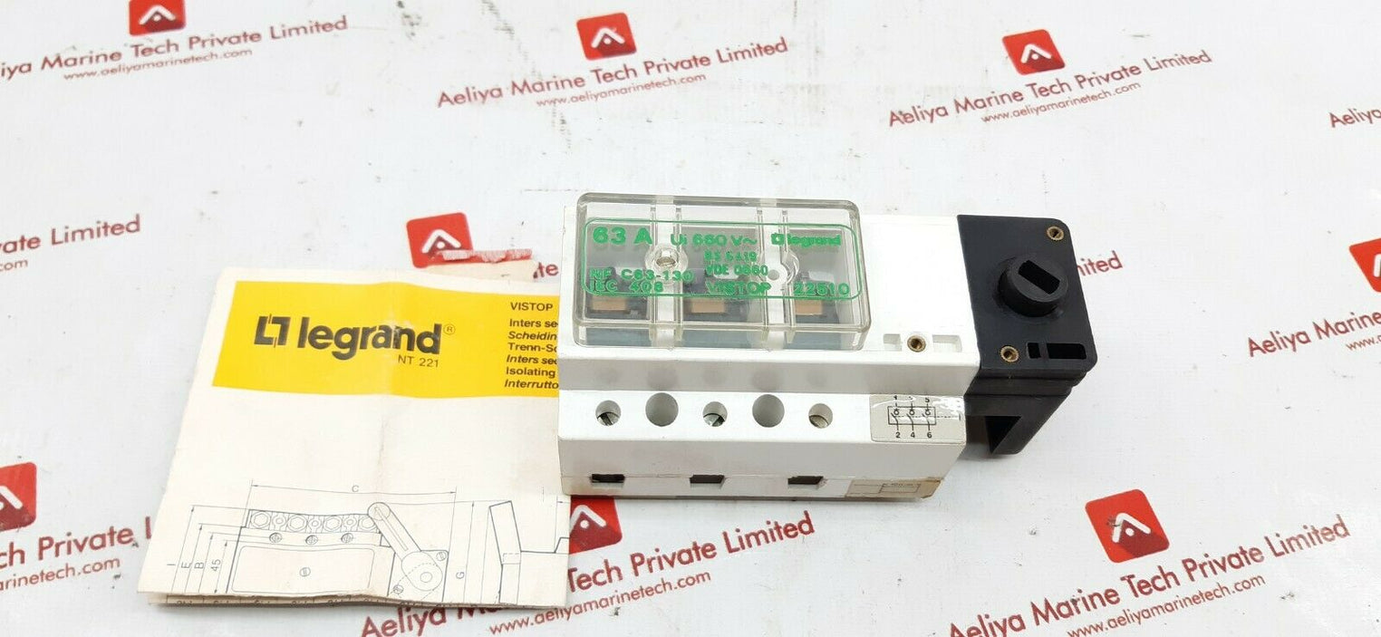Legrand vistop-22510 isolation switch circuit breaker