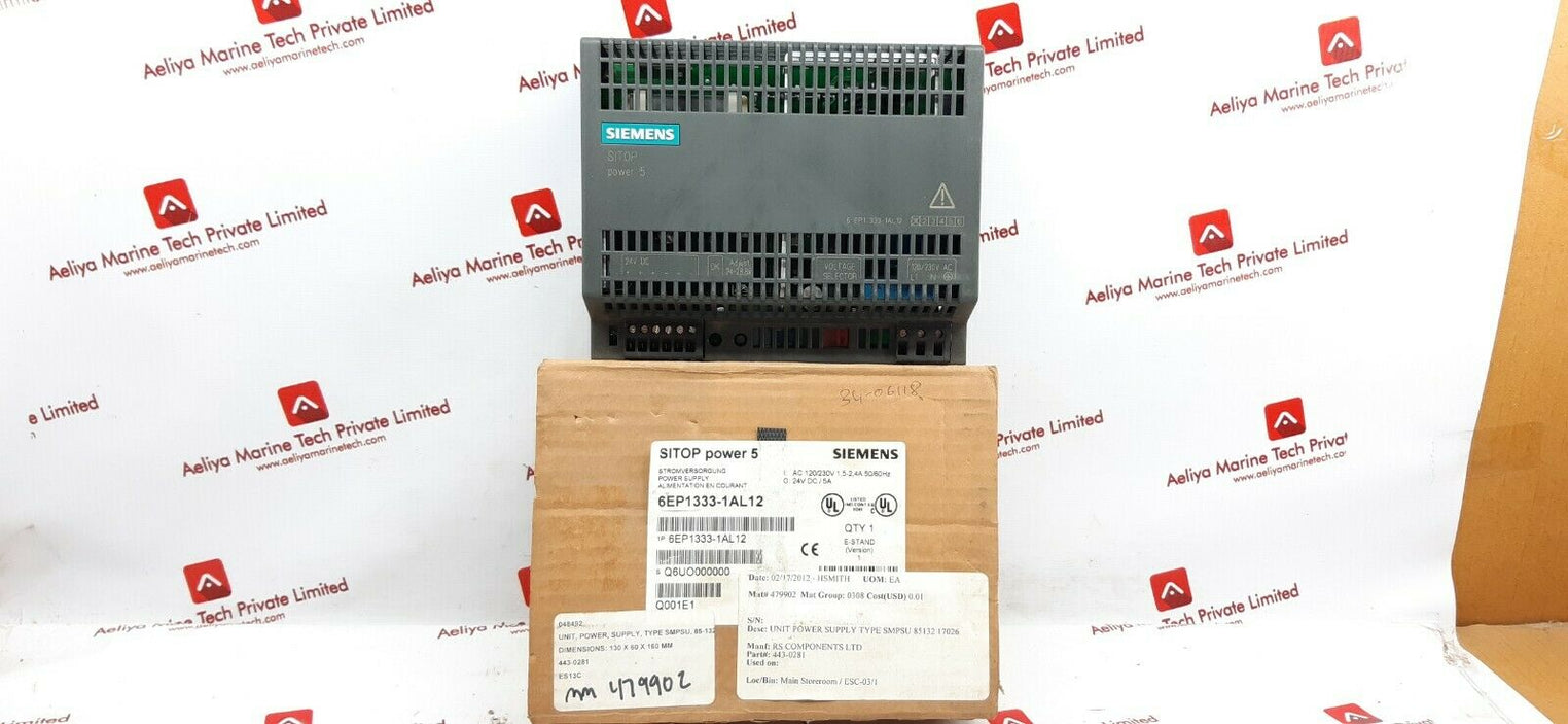 Siemens sitop power5 6ep1333-1al12 power supply