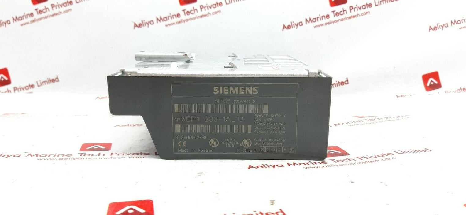 Siemens sitop power5 6ep1333-1al12 power supply
