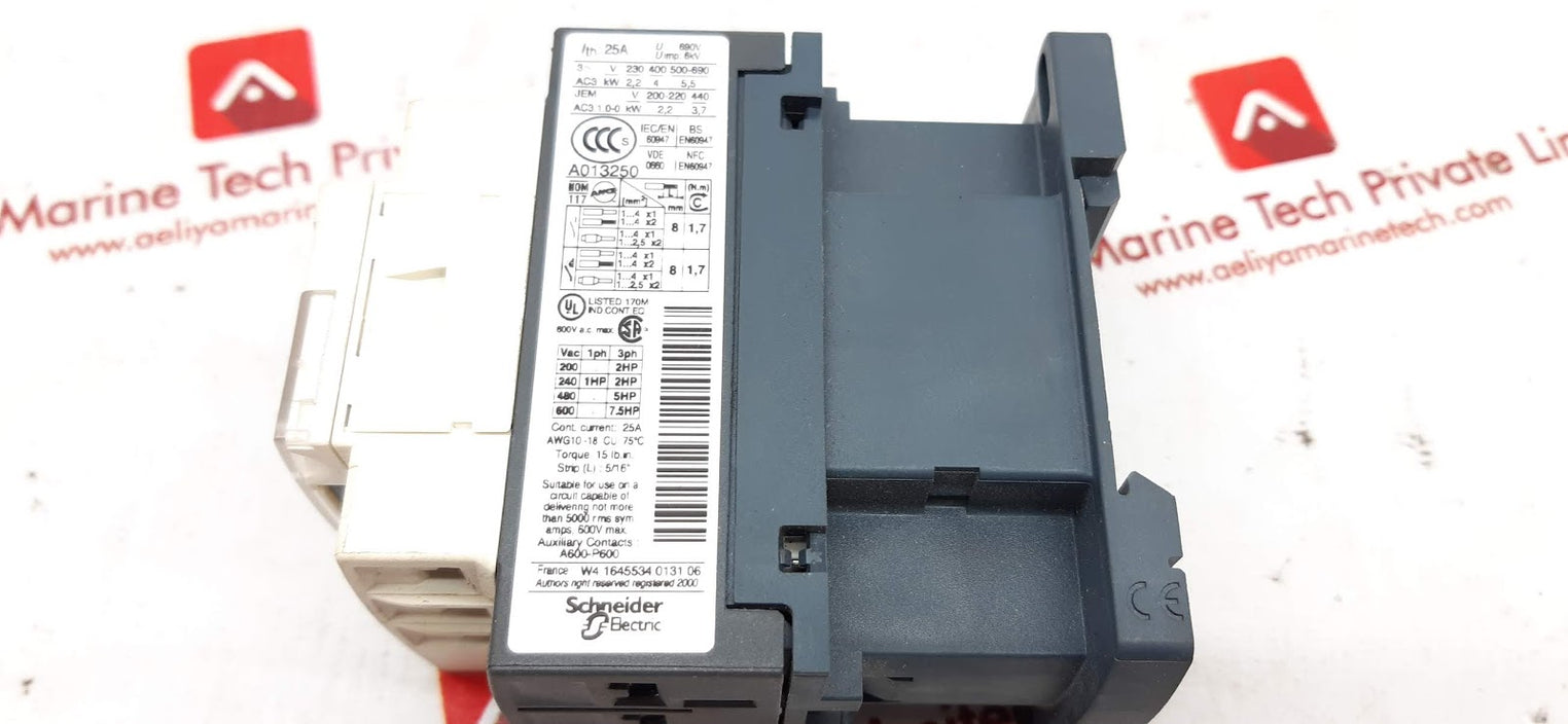 TELEMECANIQUE LC1D09 CONTACTOR