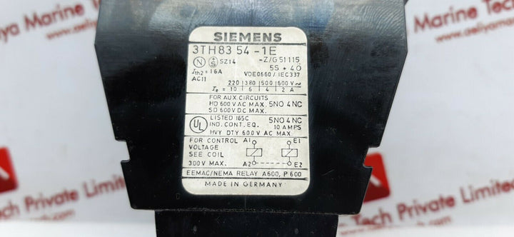 Siemens 3th83 54-1e control relay