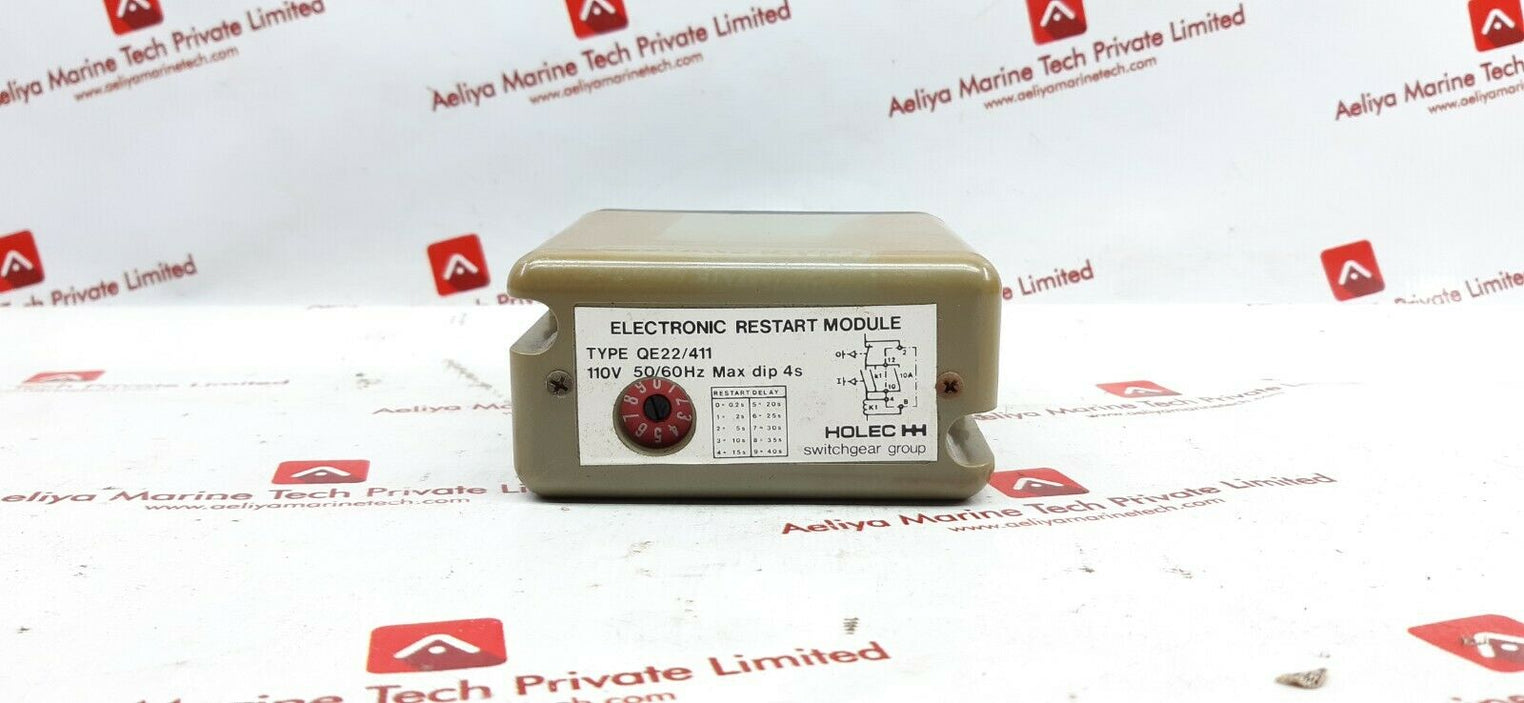 Holechh qe22/411 electronic restart module 110v 50/60hz