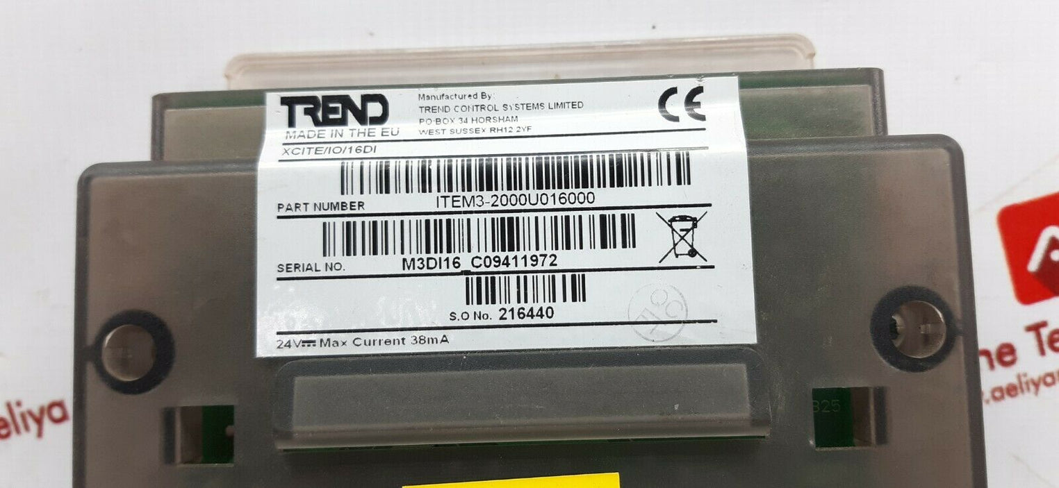 Trend xcite/io/16di module item3-2000u016000 24v