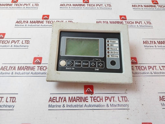1601019A0 Vdr Control Panel
