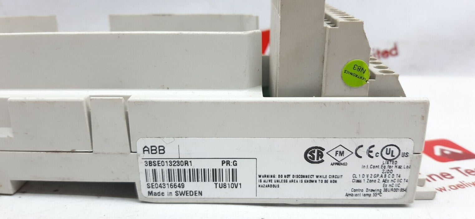 Abb 3bse013230r1 terminal module tu810v1