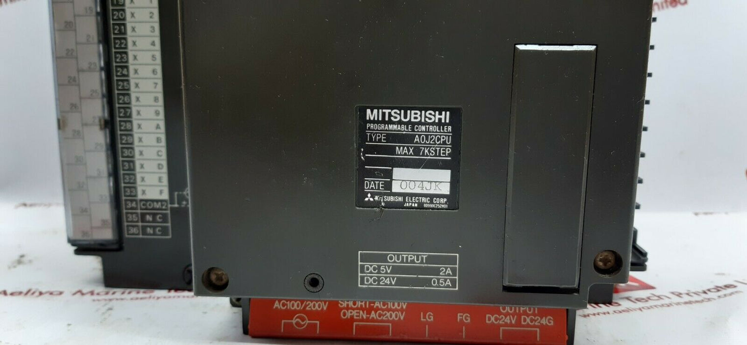 Mitsubishi melsec a0j2cpu programmable controller