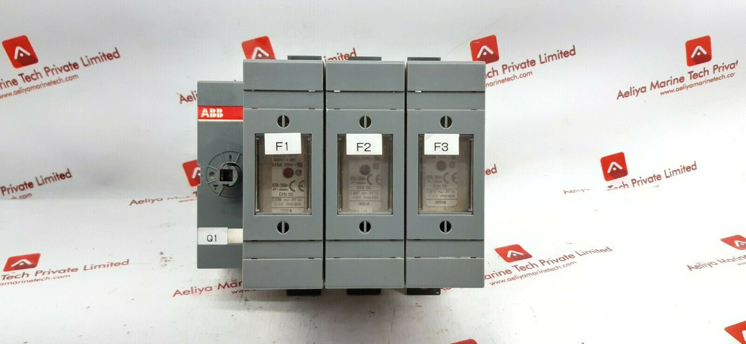 Abb os 160gd03 disconnect switch with fuse cooper bussmann